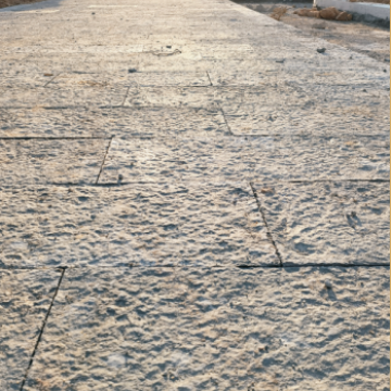 金华市兰溪越龙山房产开发别墅区铺设实景