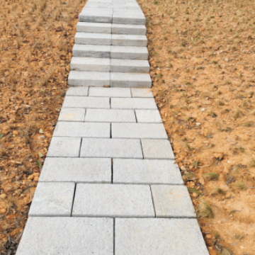 衢州市水系连通水美乡村提升改造铺设实景